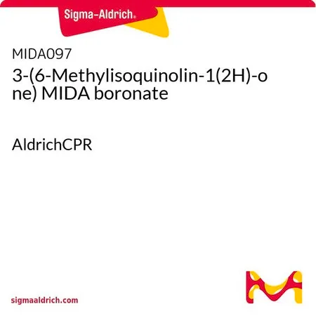 Sigma-Aldrich 3-(6-Methylisoquinolin-1(2H)-one) MIDA boronate,AldrichCPR