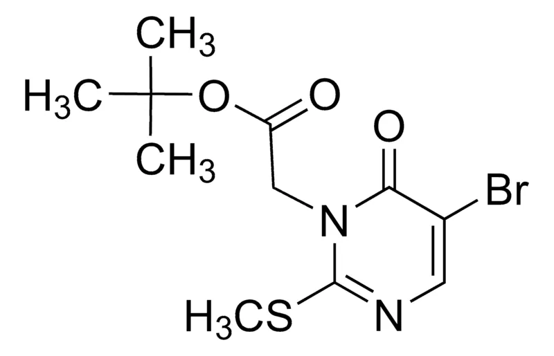 Sigma-Aldrich tert-Butyl 5-bromo-2-(methylthio)-6-oxopyrimidine-1-acetate,AldrichCPR