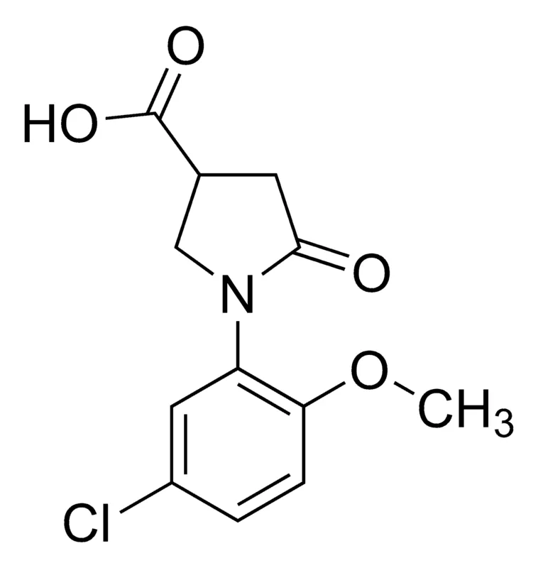 Sigma-Aldrich 1-(5-Chloro-2-methoxyphenyl)-5-oxo-3-pyrrolidinecarboxylic acid,AldrichCPR