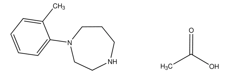 Sigma-Aldrich 1-(2-Methylphenyl)-1,4-diazepane acetate，AldrichCPR