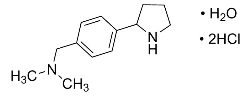 Sigma-Aldrich N,N-Dimethyl-1-(4-pyrrolidin-2-ylphenyl)methanamine dihydrochloride hydrate，AldrichCPR