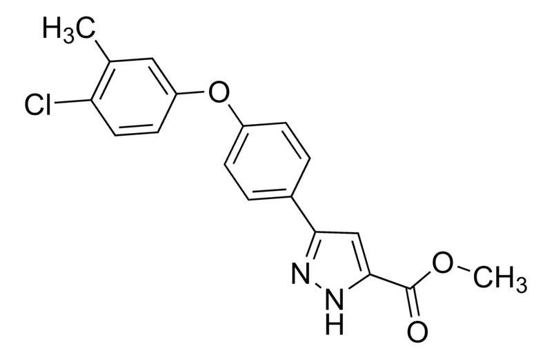 Sigma-Aldrich Methyl 3-(4-(4-chloro-3-methylphenoxy)phenyl)-1H-pyrazole-5-carboxylate，AldrichCPR