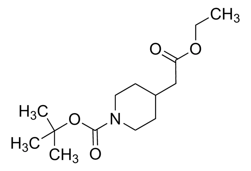 Sigma-Aldrich tert-Butyl 4-(2-ethoxy-2-oxoethyl)piperidine-1-carboxylate，AldrichCPR