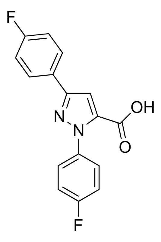 Sigma-Aldrich 1,3-Bis(4-fluorophenyl)-1H-pyrazole-5-carboxylic acid,AldrichCPR