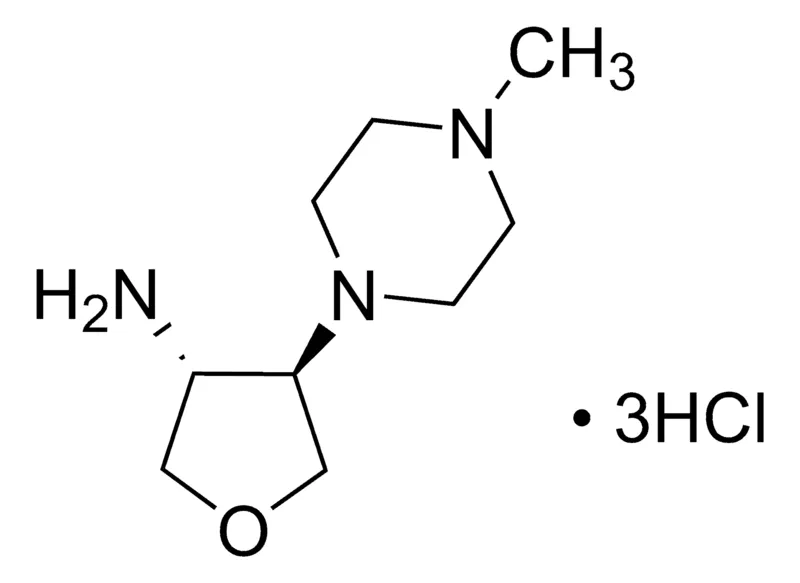Sigma-Aldrich trans-4-(4-Methyl-1-piperazinyl)tetrahydro-3-furanamine trihydrochloride,AldrichCPR