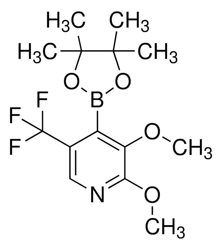 Sigma-Aldrich 2,3-Dimethoxy-4-(4,4,5,5-tetramethyl-1,3,2-dioxaborolan-2-yl)-5-(trifluoromethyl)pyridine,AldrichCPR