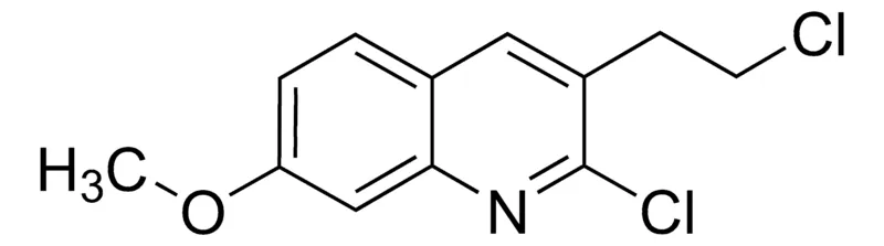 Sigma-Aldrich 2-Chloro-3-(2-chloroethyl)-7-methoxyquinoline,AldrichCPR