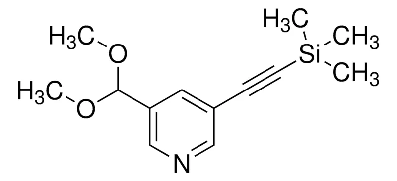 Sigma-Aldrich 3-Dimethoxymethyl-5-trimethylsilanylethynyl-pyridine，AldrichCPR