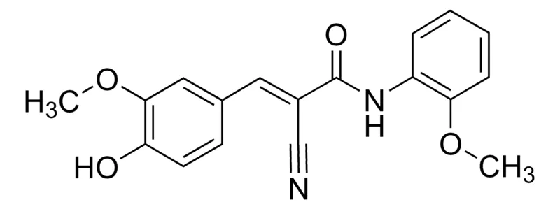 Sigma-Aldrich 2-Cyano-3-(4-hydroxy-3-methoxyphenyl)-N-(2-methoxyphenyl)-2-propenamide,AldrichCPR