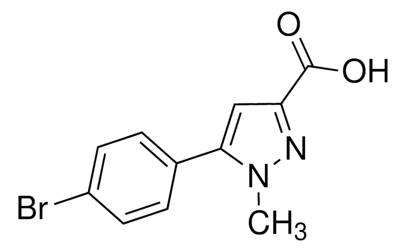Sigma-Aldrich 5-(4-Bromophenyl)-1-methyl-1H-pyrazole-3-carboxylic acid,AldrichCPR