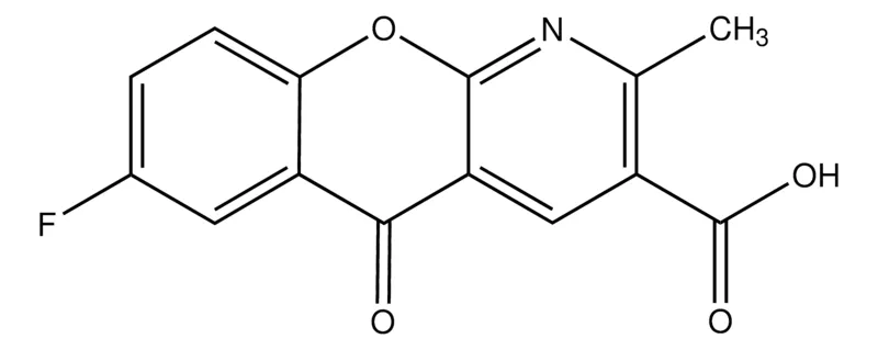 Sigma-Aldrich 7-Fluoro-2-methyl-5-oxo-5H-[1]benzopyrano[2,3-b]pyridine-3-carboxylic acid，AldrichCPR
