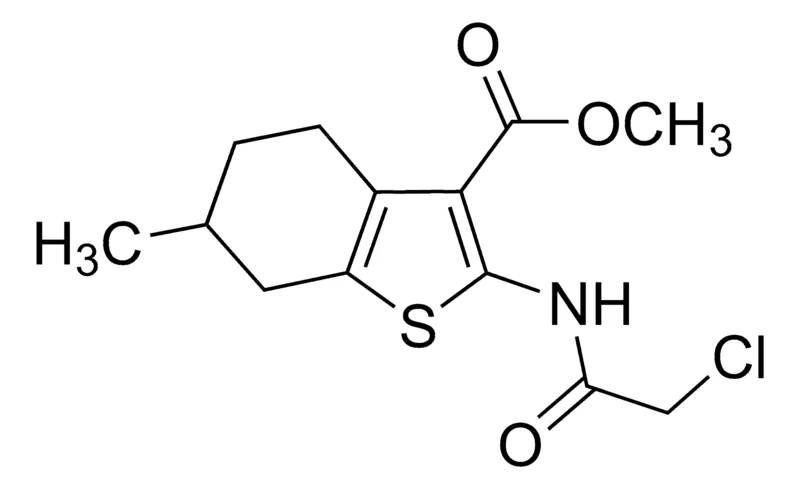 Sigma-Aldrich Methyl 2-[(chloroacetyl)amino]-6-methyl-4,5,6,7-tetrahydro-1-benzothiophene-3-carboxylate，AldrichCPR