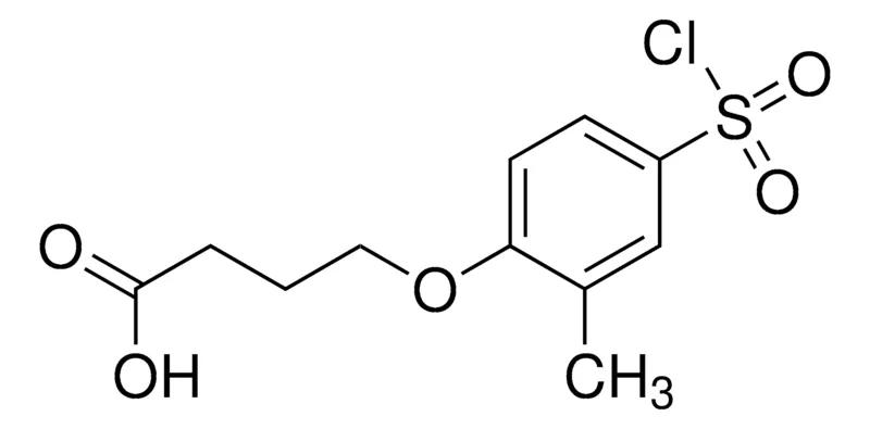 Sigma-Aldrich 4-[4-(chlorosulfonyl)-2-methylphenoxy]butanoic acid，AldrichCPR