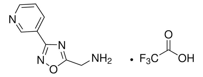 Sigma-Aldrich 1-(3-Pyridin-3-yl-1,2,4-oxadiazol-5-yl)methanamine trifluoroacetate salt,AldrichCPR