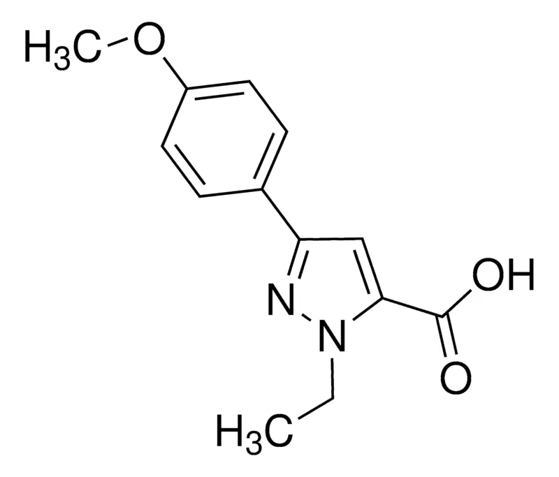Sigma-Aldrich 1-Ethyl-3-(4-methoxyphenyl)-1H-pyrazole-5-carboxylic acid,AldrichCPR