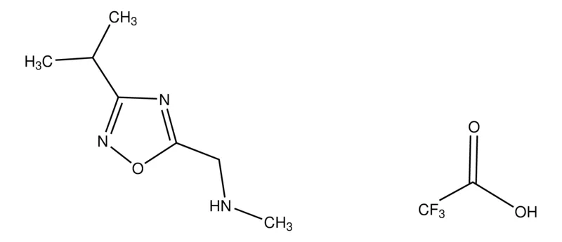 Sigma-Aldrich 1-(3-Isopropyl-1,2,4-oxadiazol-5-yl)-N-methylmethanamine trifluoroacetate,AldrichCPR
