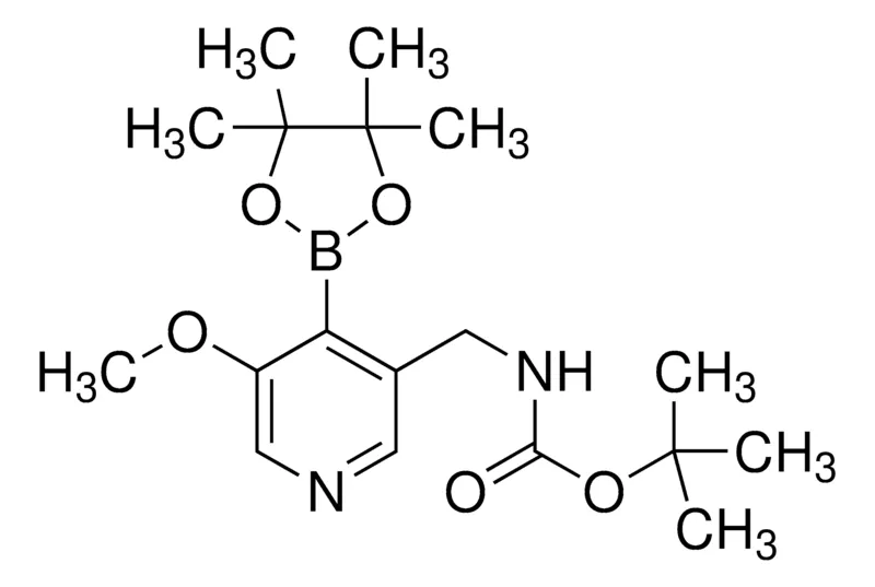 Sigma-Aldrich tert-Butyl (5-methoxy-4-(4,4,5,5-tetramethyl-1,3,2-dioxaborolan-2-yl)pyridin-3-yl)methylcarbamate,AldrichCPR