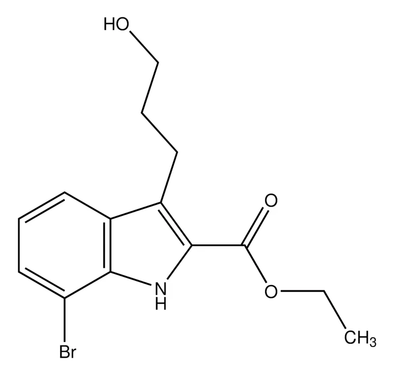 Sigma-Aldrich ethyl 7-bromo-3-(3-hydroxypropyl)-1H-indole-2-carboxylate,AldrichCPR