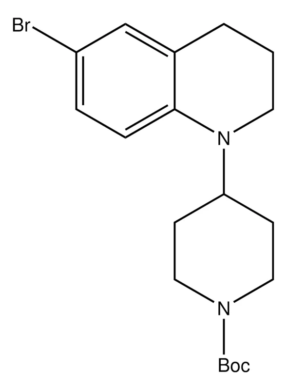 Sigma-Aldrich tert-Butyl 4-(6-bromo-3,4-dihydroquinolin-1(2H)-yl)piperidine-1-carboxylate，AldrichCPR