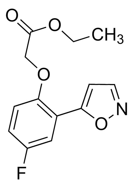 Sigma-Aldrich Ethyl 2-(4-fluoro-2-(isoxazol-5-yl)phenoxy)acetate,AldrichCPR
