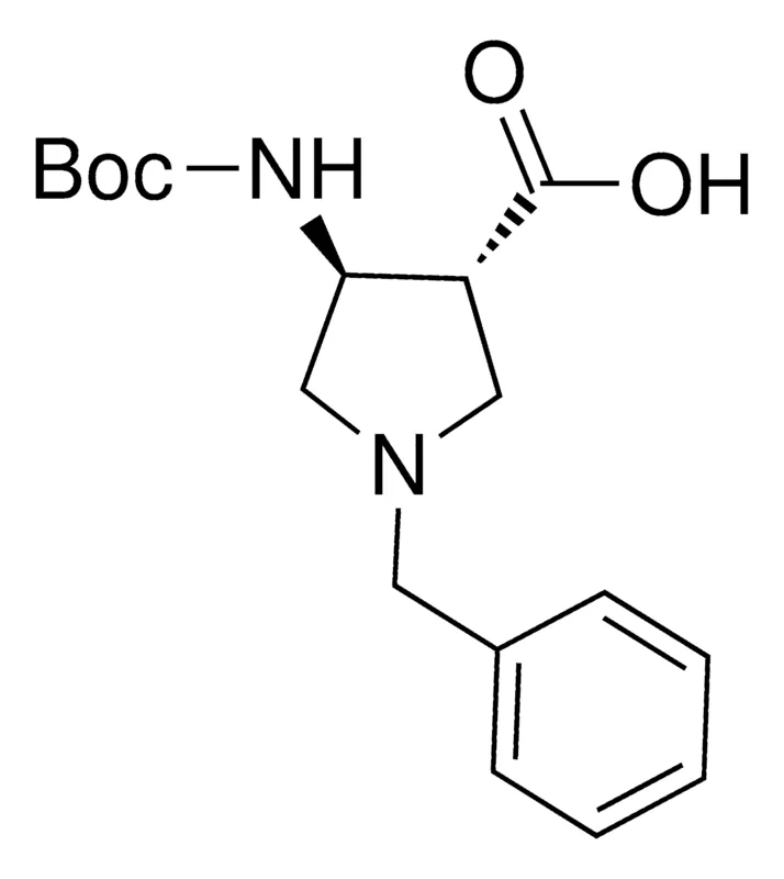 Sigma-Aldrich trans-racemic-1-Benzyl-4-tert-butoxycarbonylamino-pyrrolidine-3-carboxylic acid,AldrichCPR