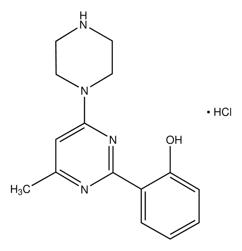 Sigma-Aldrich 2-(4-Methyl-6-piperazin-1-ylpyrimidin-2-yl)phenol hydrochloride,AldrichCPR