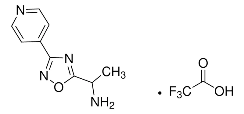 Sigma-Aldrich 1-(3-Pyridin-4-yl-1,2,4-oxadiazol-5-yl)ethanamine trifluoroacetate salt,AldrichCPR