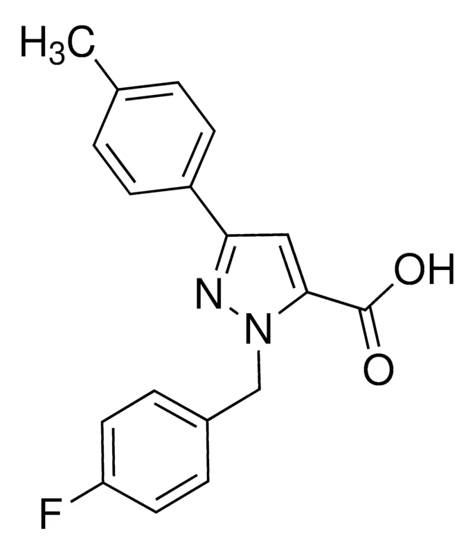 Sigma-Aldrich 1-(4-Fluorobenzyl)-3-p-tolyl-1H-pyrazole-5-carboxylic acid,AldrichCPR