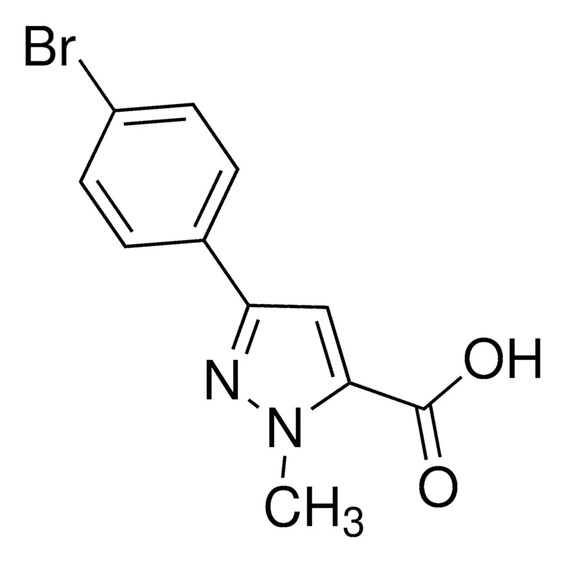 Sigma-Aldrich 3-(4-Bromophenyl)-1-methyl-1H-pyrazole-5-carboxylic acid,AldrichCPR