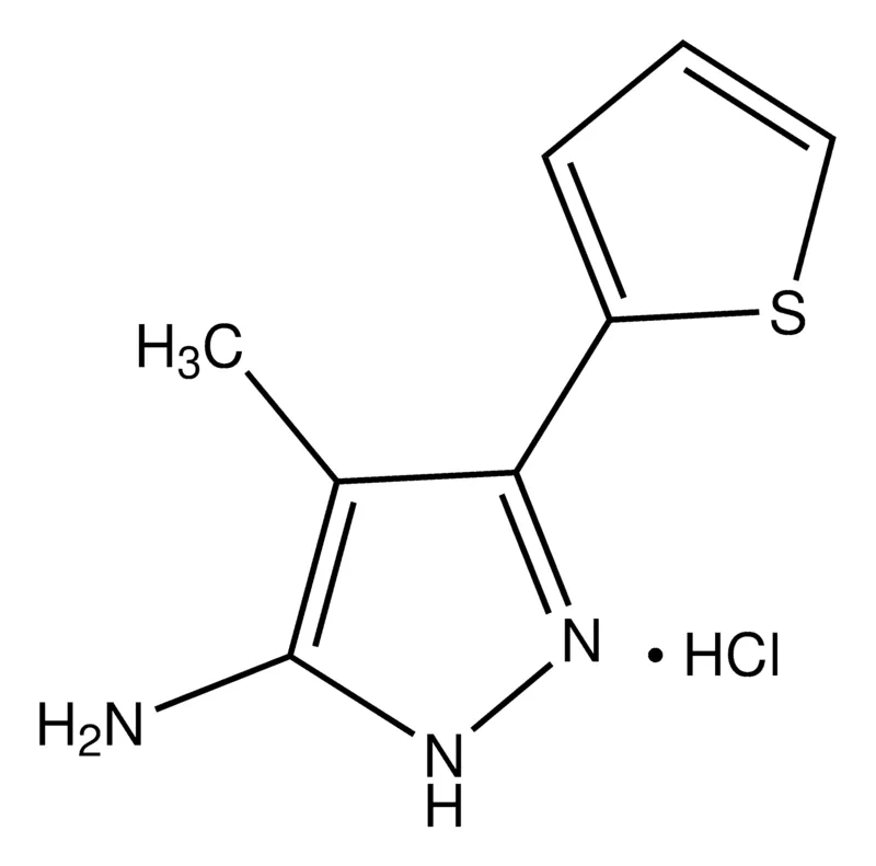 Sigma-Aldrich 4-Methyl-3-(2-thienyl)-1H-pyrazol-5-amine hydrochloride，AldrichCPR
