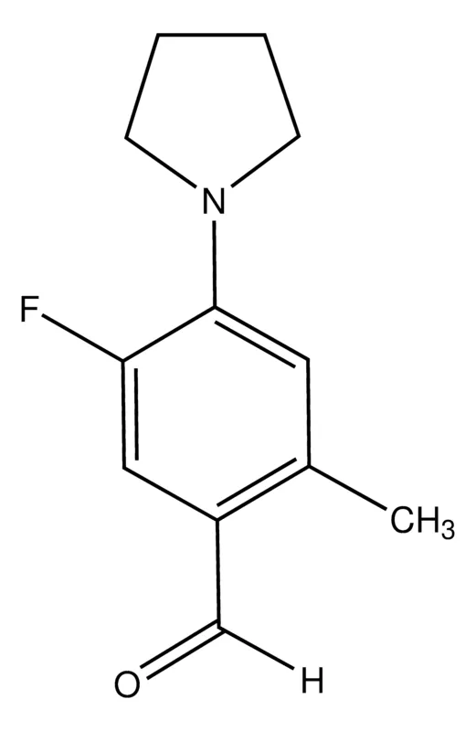 Sigma-Aldrich 5-Fluoro-2-methyl-4-(1-pyrrolidinyl)benzaldehyde,AldrichCPR