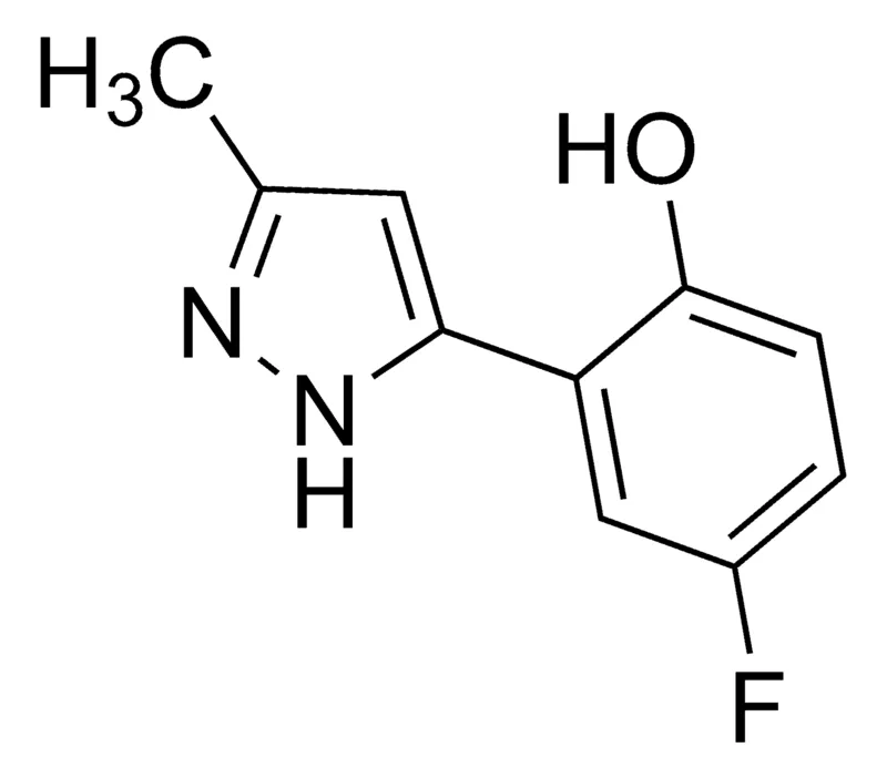 Sigma-Aldrich 4-Fluoro-2-(3-methyl-1H-pyrazol-5-yl)phenol,AldrichCPR
