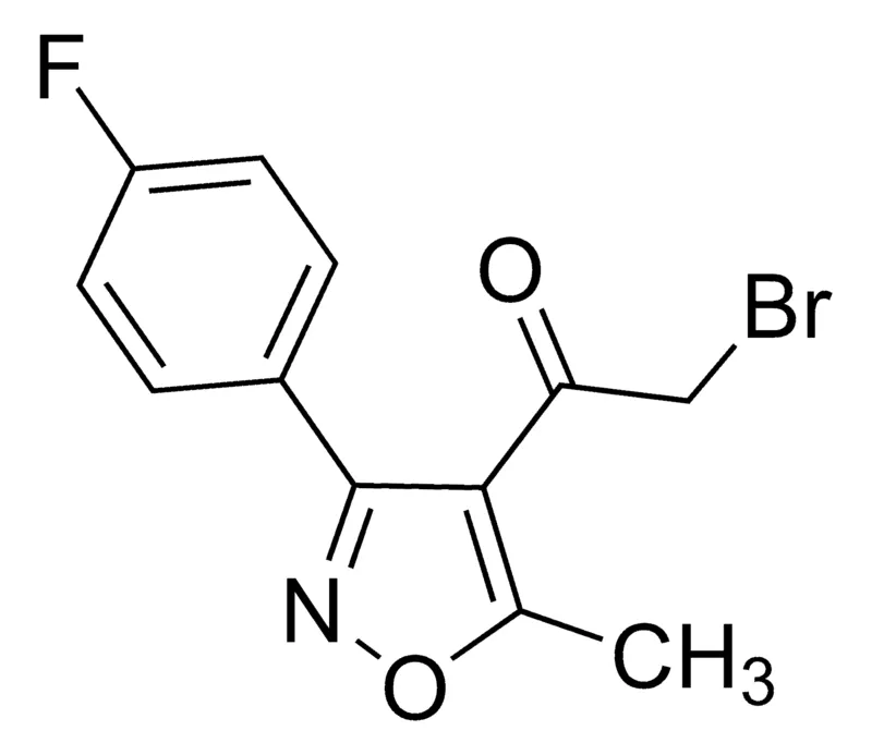 Sigma-Aldrich 2-Bromo-1-(3-(4-fluorophenyl)-5-methylisoxazol-4-yl)ethanone,AldrichCPR