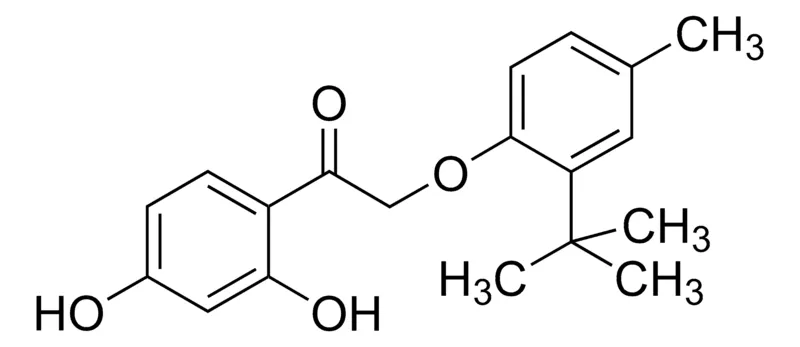 Sigma-Aldrich 2-(2-tert-Butyl-4-methylphenoxy)-1-(2,4-dihydroxyphenyl)ethanone，AldrichCPR