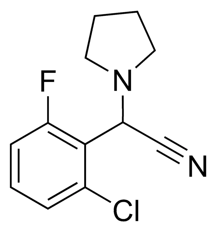 Sigma-Aldrich (2-Chloro-6-fluorophenyl)(1-pyrrolidinyl)acetonitrile,AldrichCPR