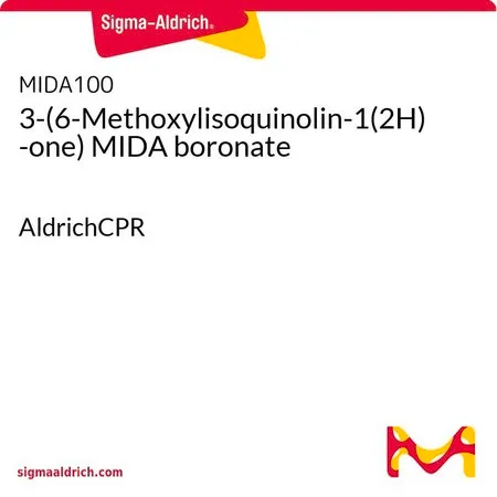 Sigma-Aldrich 3-(6-Methoxylisoquinolin-1(2H)-one) MIDA boronate,AldrichCPR