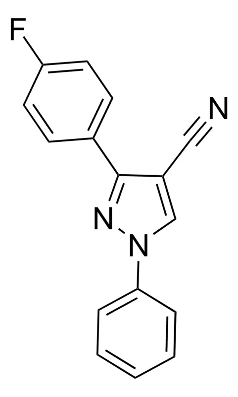 Sigma-Aldrich 3-(4-Fluorophenyl)-1-phenyl-1H-pyrazole-4-carbonitrile,AldrichCPR