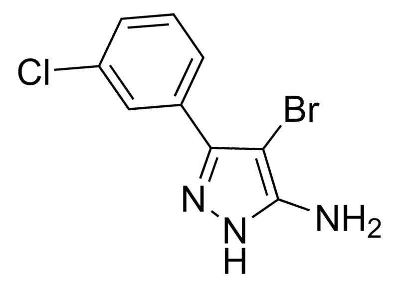 Sigma-Aldrich 4-Bromo-3-(3-chlorophenyl)-1H-pyrazol-5-amine，AldrichCPR