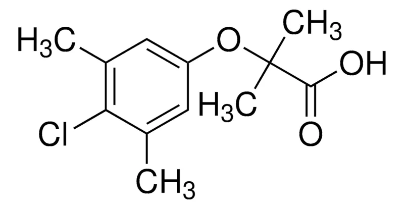 Sigma-Aldrich 2-(4-Chloro-3,5-dimethylphenoxy)-2-methylpropanoic acid,AldrichCPR