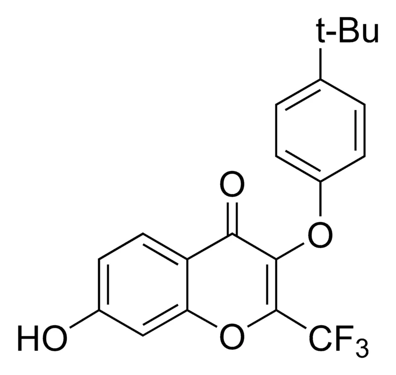 Sigma-Aldrich 3-(4-tert-Butylphenoxy)-7-hydroxy-2-(trifluoromethyl)-4H-chromen-4-one,AldrichCPR