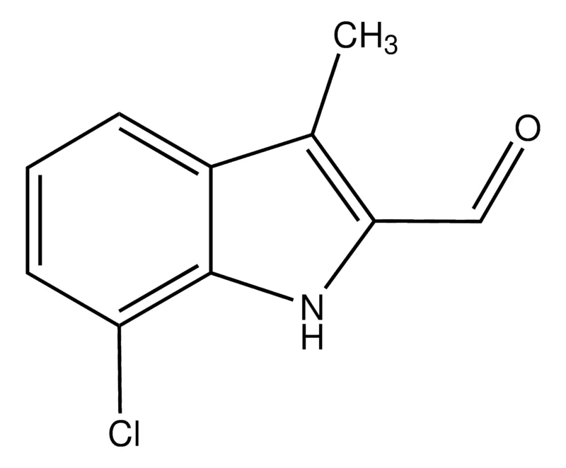 Sigma-Aldrich 7-Chloro-3-methyl-1H-indole-2-carbaldehyde,AldrichCPR