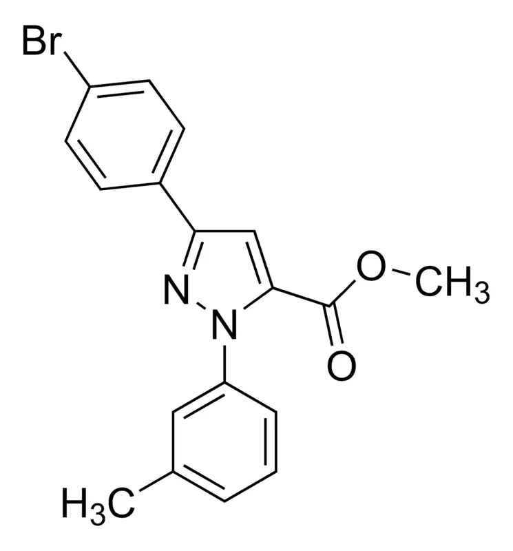 Sigma-Aldrich Methyl 3-(4-bromophenyl)-1-m-tolyl-1H-pyrazole-5-carboxylate,AldrichCPR