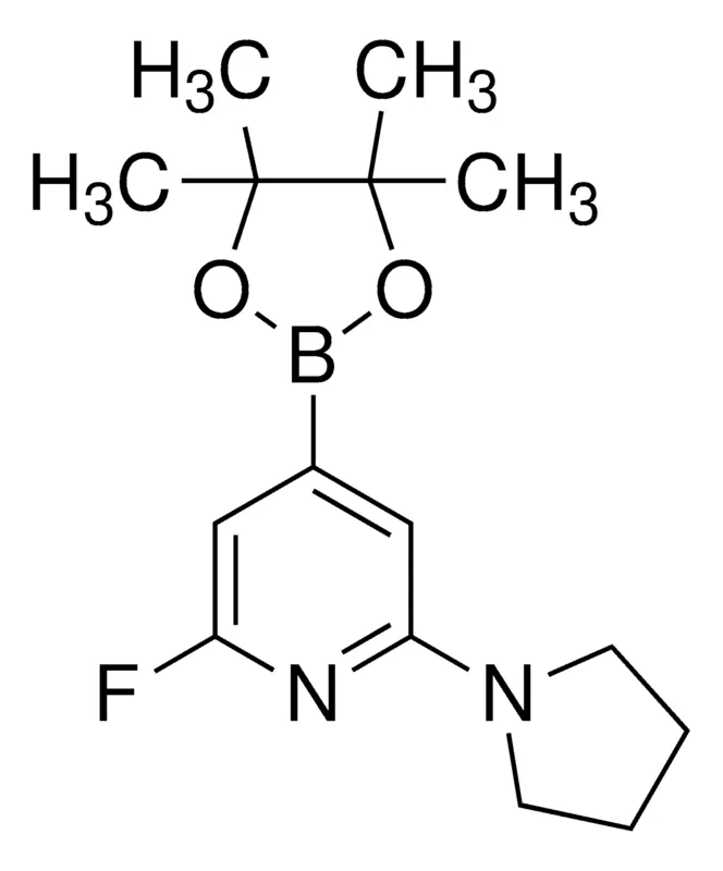 Sigma-Aldrich 2-Fluoro-6-(pyrrolidin-1-yl)-4-(4,4,5,5-tetramethyl-1,3,2-dioxaborolan-2-yl)pyridine，AldrichCPR