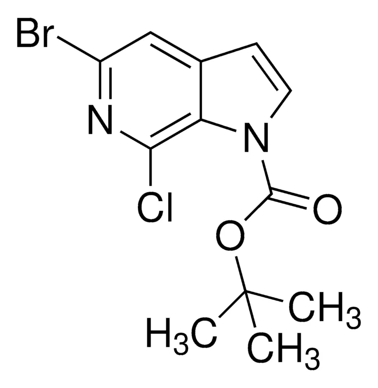 Sigma-Aldrich tert-Butyl 5-bromo-7-chloro-1H-pyrrolo[2,3-c]pyridine-1-carboxylate，AldrichCPR