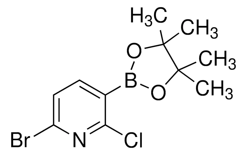 Sigma-Aldrich 6-Bromo-2-chloro-3-(4,4,5,5-tetramethyl-1,3,2-dioxaborolan-2-yl)pyridine,AldrichCPR