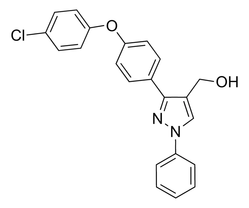 Sigma-Aldrich (3-(4-(4-Chlorophenoxy)phenyl)-1-phenyl-1H-pyrazol-4-yl)methanol,AldrichCPR