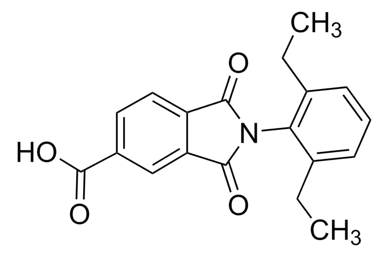 Sigma-Aldrich 2-(2,6-Diethylphenyl)-1,3-dioxo-5-isoindolinecarboxylic acid,AldrichCPR