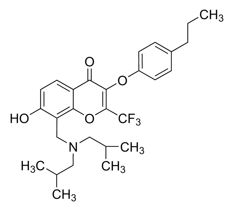 Sigma-Aldrich 8-[(Diisobutylamino)methyl]-7-hydroxy-3-(4-propylphenoxy)-2-(trifluoromethyl)-4H-chromen-4-one，AldrichCPR