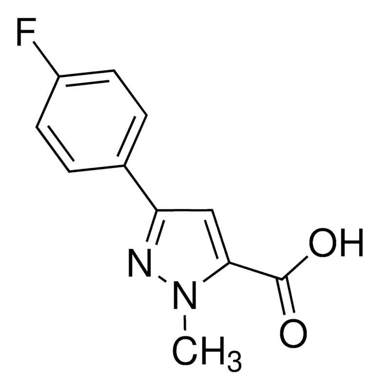 Sigma-Aldrich 3-(4-Fluorophenyl)-1-methyl-1H-pyrazole-5-carboxylic acid,AldrichCPR