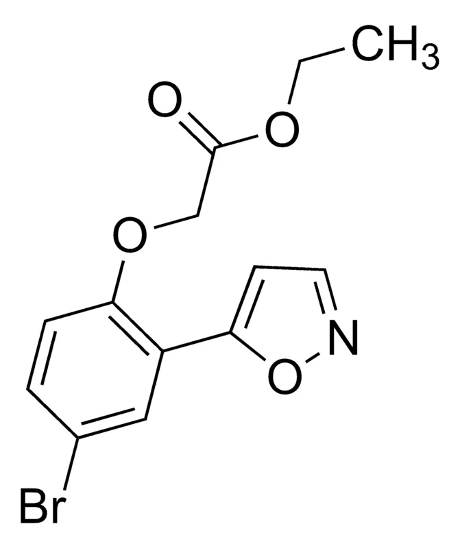 Sigma-Aldrich Ethyl 2-(4-bromo-2-(isoxazol-5-yl)phenoxy)acetate,AldrichCPR